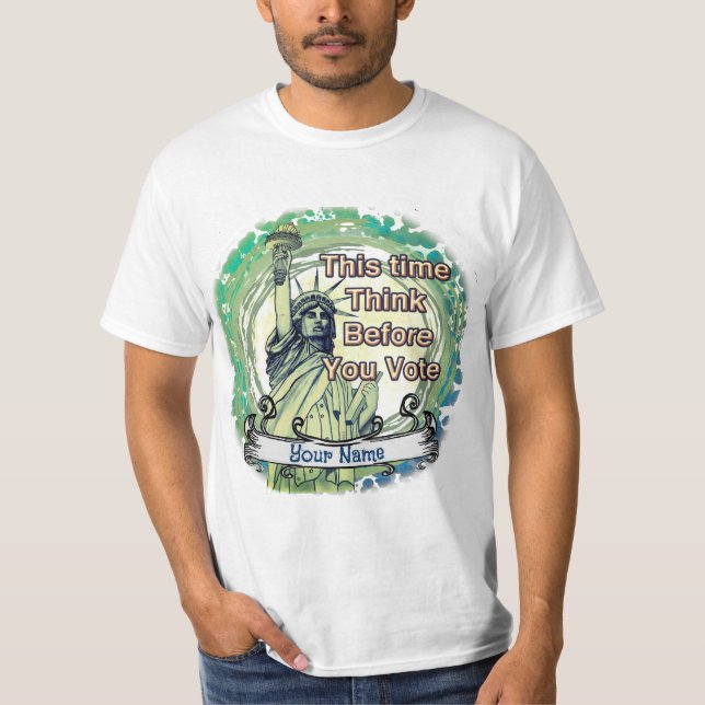 Camiseta Pense Vote Liberdade   (Frente)