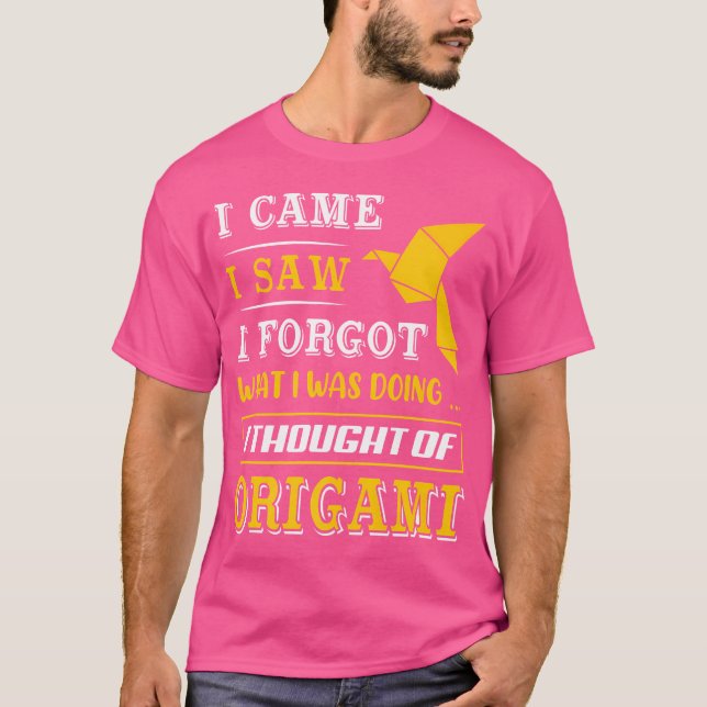 Camiseta Pensei Em Origami (Frente)