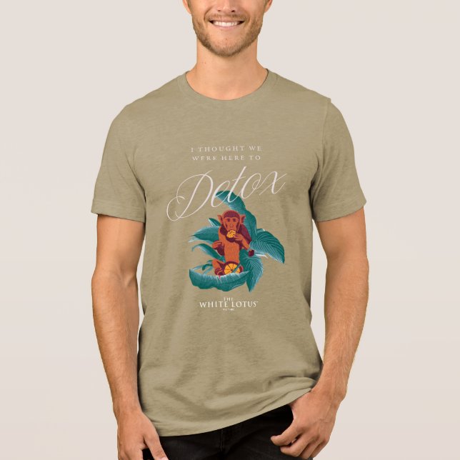 Camiseta Pensei que estávamos aqui para Detox, o Lotus Bran (Frente)