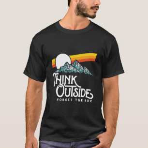 Camiseta Pensem Lá Fora Esqueçam As Montanhas Da Caixa Lá F