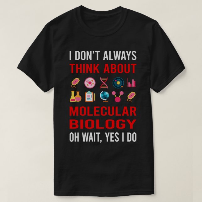 Camiseta Pensem na Biologia Molecular (Frente do Design)