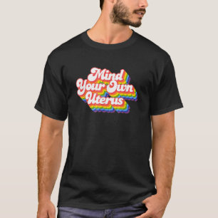 Camiseta Pensem no vosso útero Direitos das Mulheres Radica