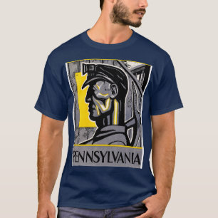 Camiseta Pensilvânia Miner 1936 Isadore Posoff
