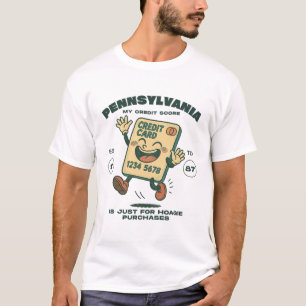 Camiseta Pensilvânia : minha pontuação de cartão de crédito