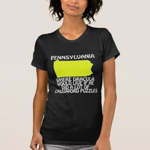 Camiseta Pensilvânia - Onde Drácula Moraria Se Ele...