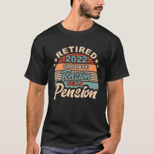 Camiseta Pensionista Reformado Mais velho Eu Sou Pensionist