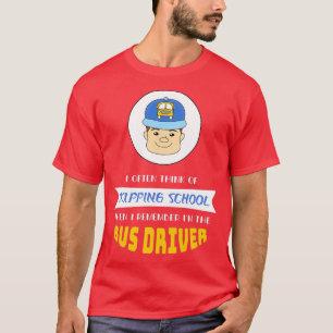 Camiseta Penso Muitas Vezes Em Ir À Escola E Depois Recordo