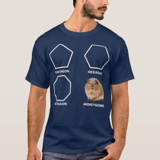 Camiseta Pentágono Hexágono Octagon Moneygo - Anão Engraçad