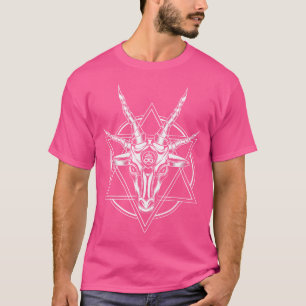 Camiseta Pentagram Baphomet Satanist Goat