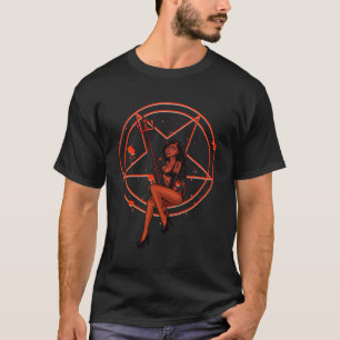 Camiseta Pentagrama do diabo satânico