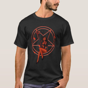 Camiseta Pentagrama do diabo satânico