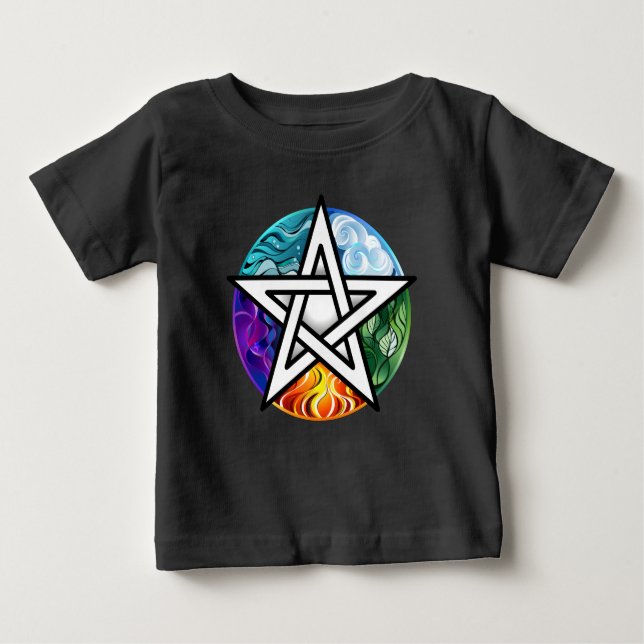 Camiseta Pentagrama do Wiccan (Frente)