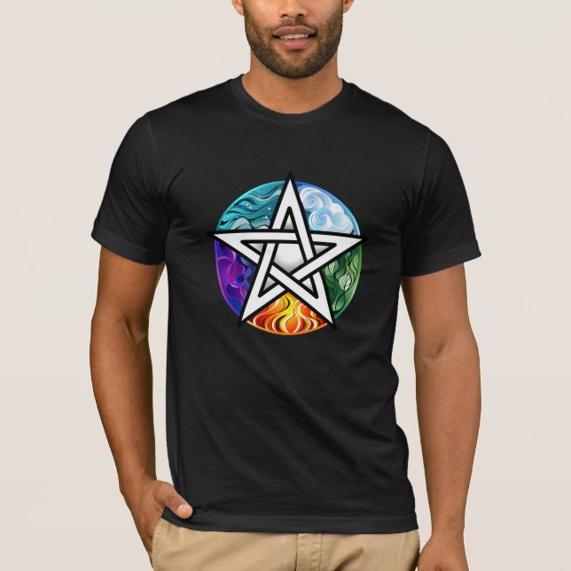 Camiseta Pentagrama do Wiccan (Frente)