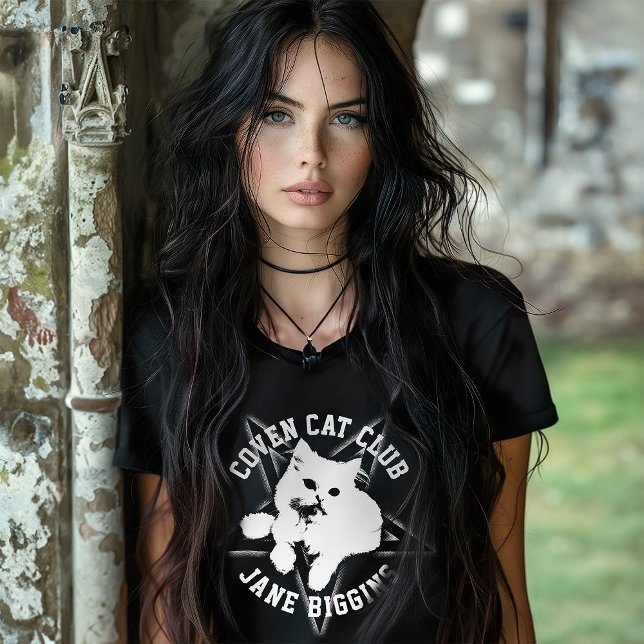 Camiseta Pentagrama gótico, Kitten Coven Club (Criador carregado)