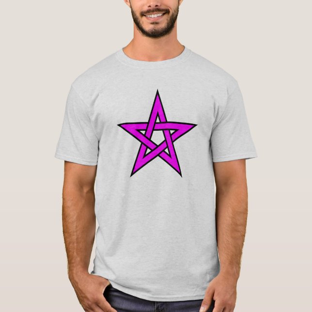 Camiseta Pentagrama magenta (Frente)
