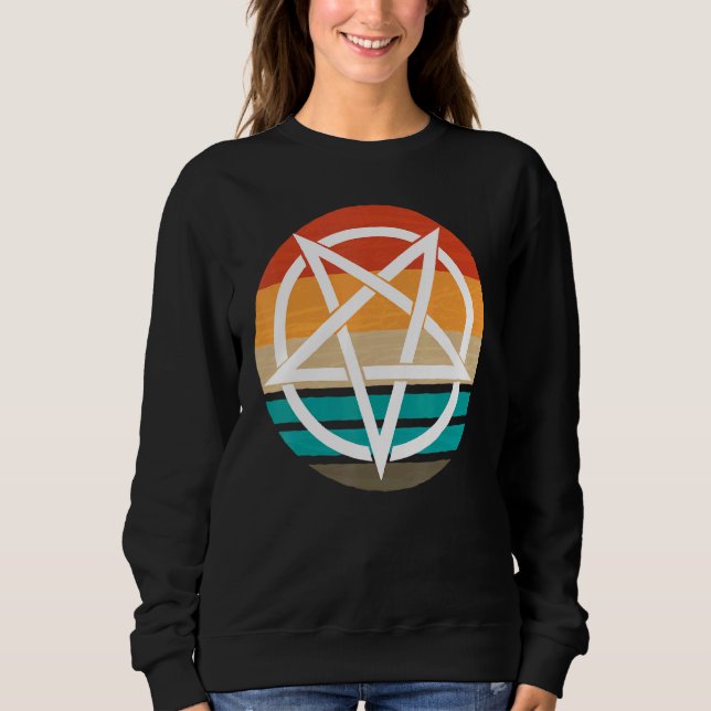 Camiseta Pentagrama Retro 666 (Frente)