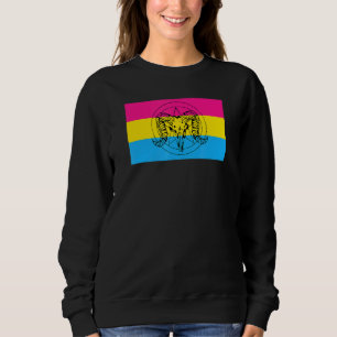 Camiseta Pentagrama Satanista oculta Orgulho Pansexual do H