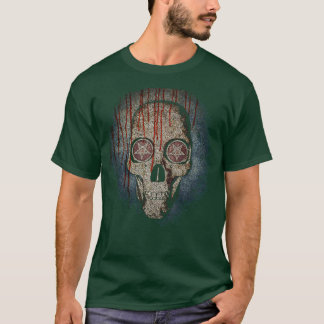CAMISETA PENTAGRAMA SKULL
