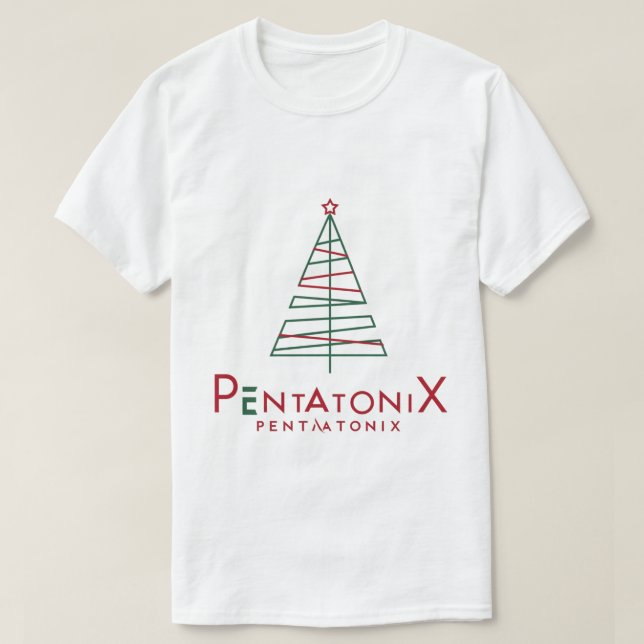 Camiseta Pentatonix slick christmas (Frente do Design)