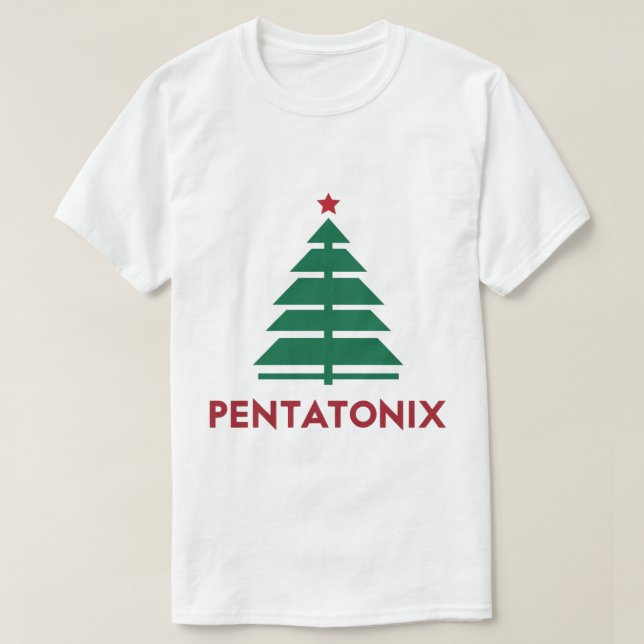 Camiseta Pentatonix slick christmas (Frente do Design)