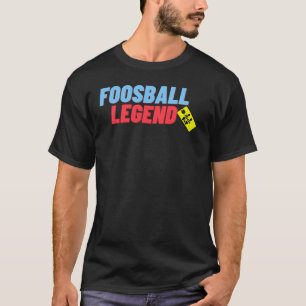 Camiseta Pente de Lenda de Foosball Engraçada Coluna de Me