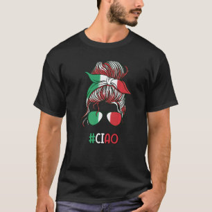 Camiseta Penteados Desarrumados Garota Italiana Garota Itál