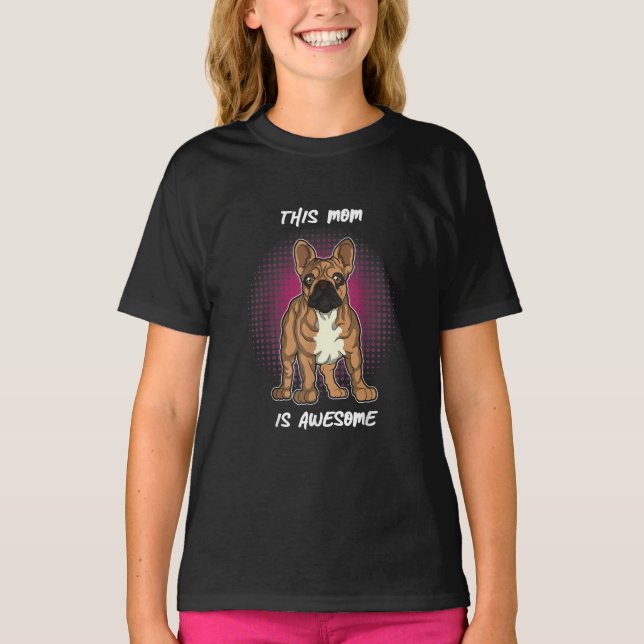 Camiseta Pentes de Cães | Bolsas Francesas Ofertas Mulheres (Frente)