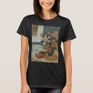 Camiseta Peônias Chinesas e Bandolim por Paul Gauguin