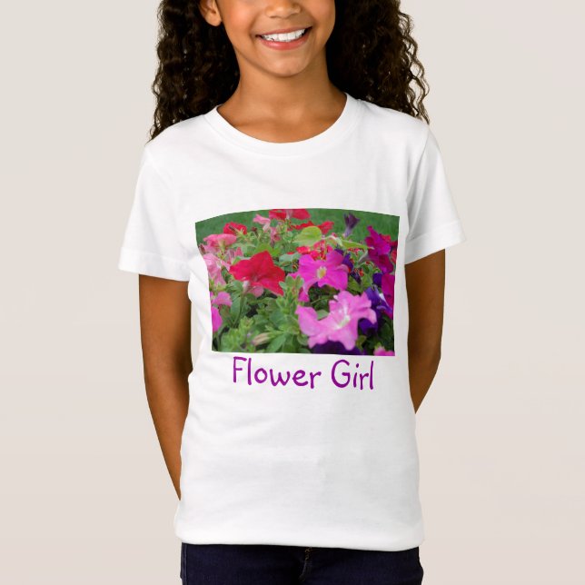 Camiseta Peônias de mulheres flores (Frente)