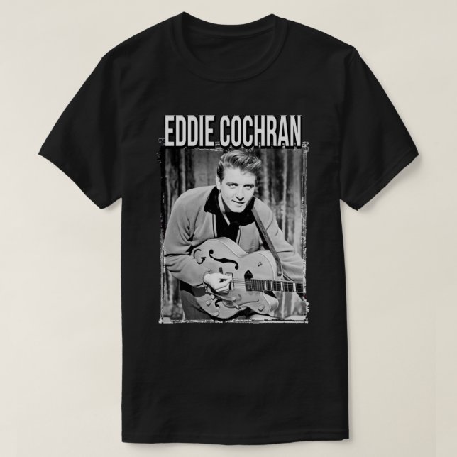 Camiseta People Call Me Eddie Cochran Retro Vintage (Frente do Design)