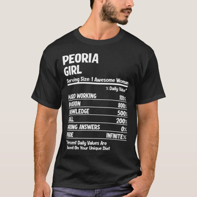 Camiseta Peoria Girl (Frente)