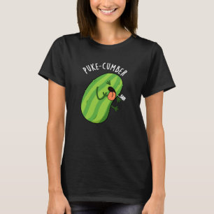 Camiseta Pepino Engraçado Engraçado Pepino Escuro BG