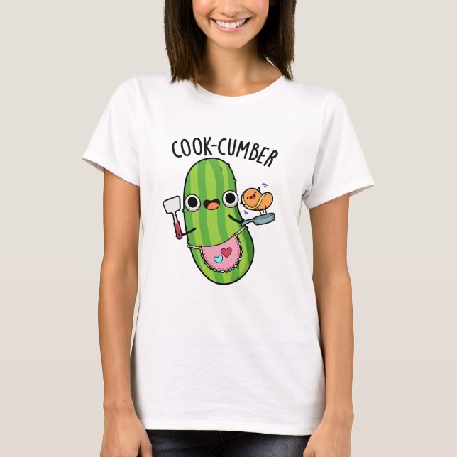 Camiseta Pepino Engraçado Engraçado Pepino Pun (Frente)