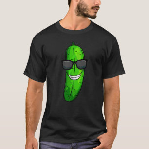 Camiseta Pepino Engraçado Vidro Solar Vegetal
