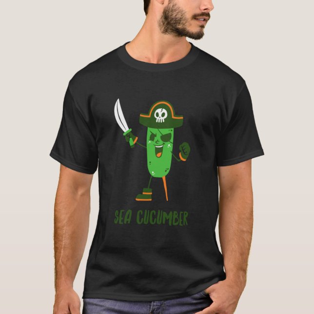 Camiseta Pepino marinho essencial (Frente)