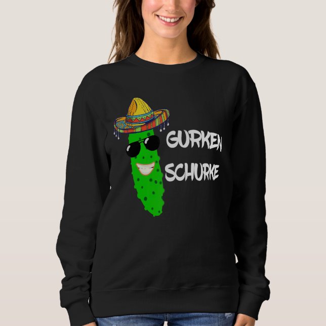 Camiseta Pepino Villain Cucumer Vegetable Sombrero Costum (Frente)