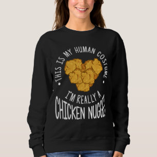 Camiseta Pepita de galinha humana engraçada do traje