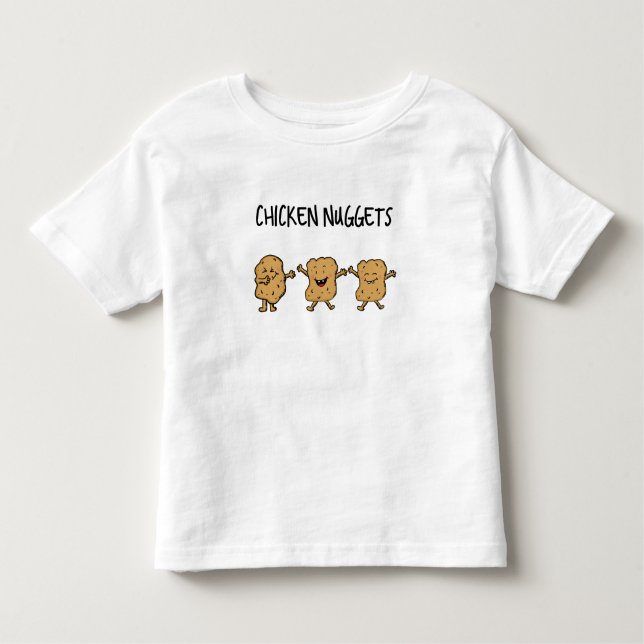Camiseta Pepitas de galinha engraçadas (Frente)