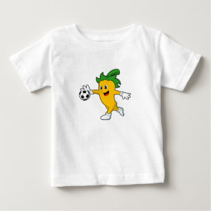 Camiseta Pepper Vegan como jogador de futebol com Soccer.PN