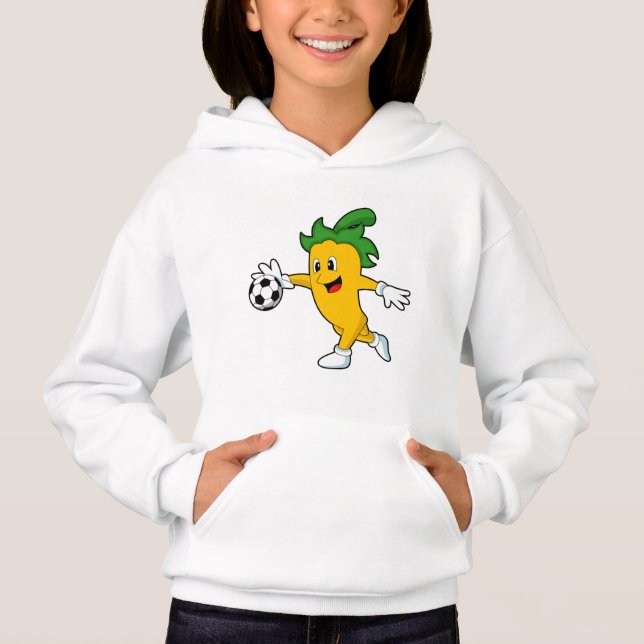 Camiseta Pepper Vegan como jogador de futebol com Soccer.PN (Frente)