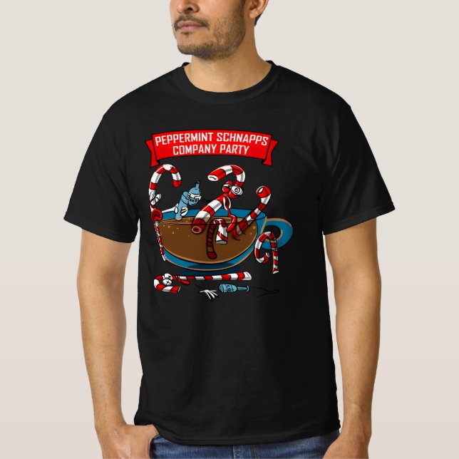 Camiseta peppermint Christmas (Frente)