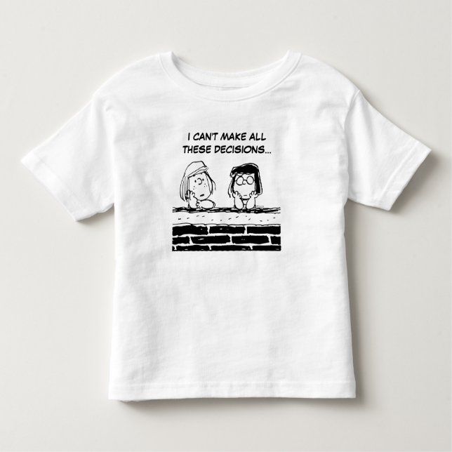Camiseta Peppermint Patty & Marcie na Parede (Frente)