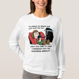Camiseta Peppermint Patty no telefone
