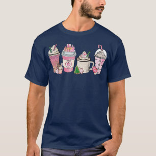Camiseta Pepperminta Latim Fatiado Snowmen Doce Neve Christ