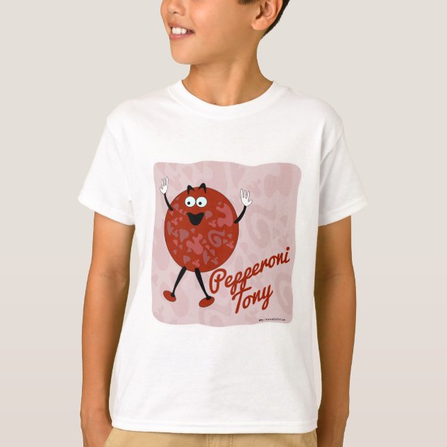 Camiseta Pepperoni Tony (Frente)