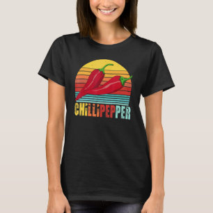 Camiseta Peppers Red Hot Vintage Peppers Chili