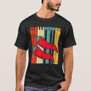 Camiseta Peppers Red Hot Vintage Peppers Chili Te