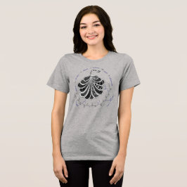 Camiseta peptídeo CLAIRE, pavão com texto personalizado, cl