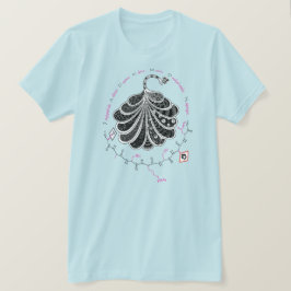 Camiseta peptídeo JACKSON, pavão com texto personalizado, c