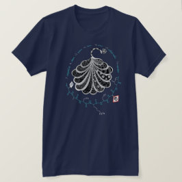 Camiseta peptídeo JACKSON, pavão com texto personalizado, e